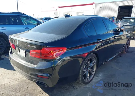 2018 BMW M550I xDrive z USA, uszkodzony, nr VIN WBAJB9C54JB049490
